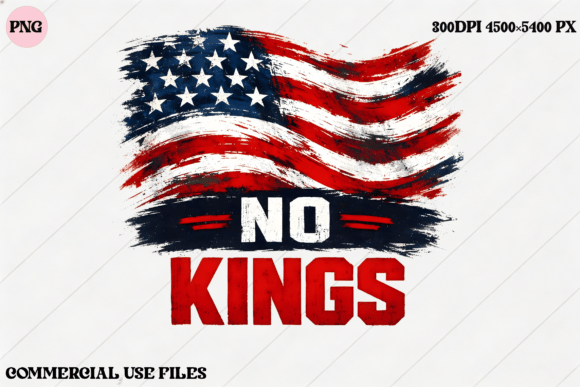 America's Graphic Statement: No Kings Design