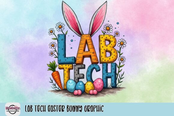 Celebrate Easter with This Fun Lab Tech Easter Bunny Graphic