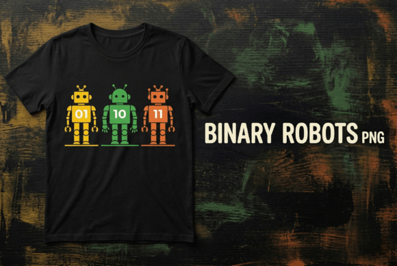 Cute Binary Robots Coding Graphic: A Designer's Guide