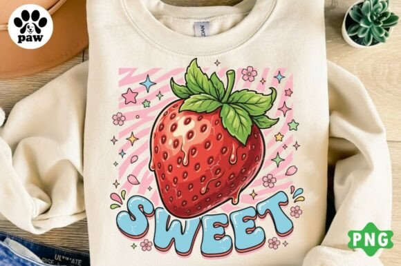 Freshen Up Your Designs with the Sweet Strawberry PNG Graphic