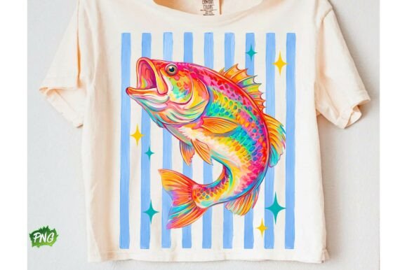 Retro Bass Fish PNG: Unlocking Vintage Fishing Graphic Style