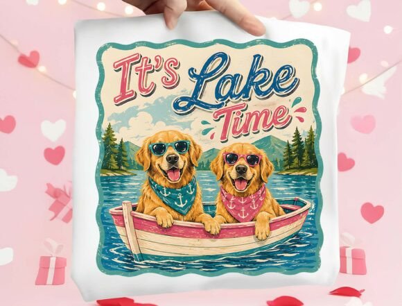 Vintage Retro Lake Life Shirt Graphic: Capture Summer Nostalgia
